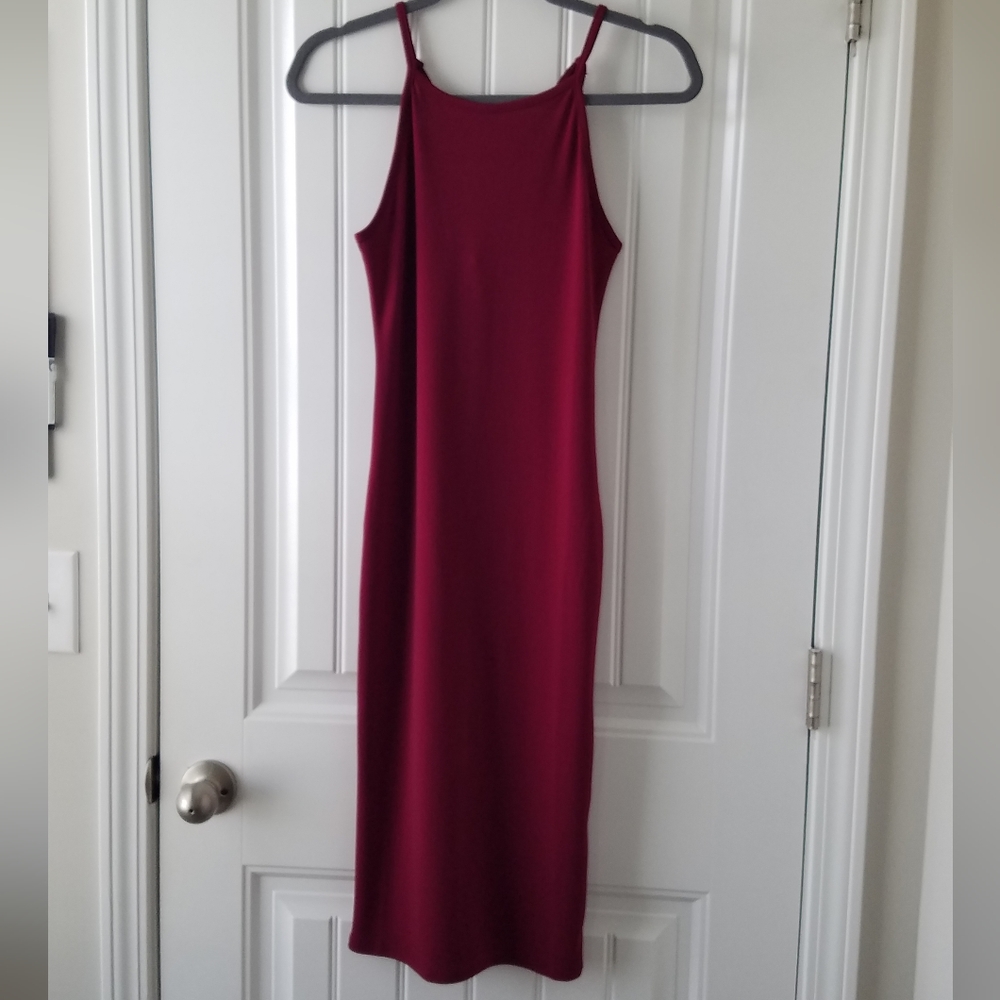 FOREVER 21 Lace Up Midi Dress Size S